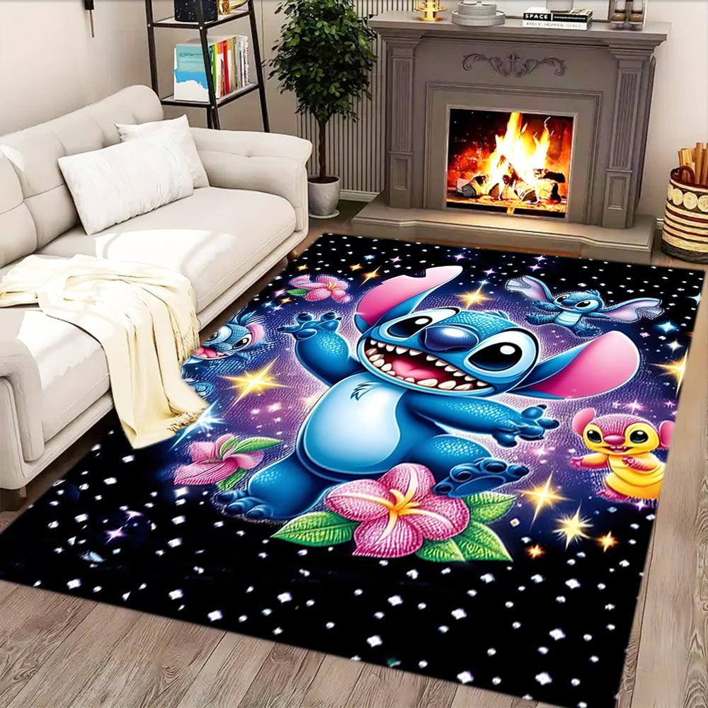 Stitch Angelic Fantasy for Living Room rug, Bedroom, Study Room, Hallway Decoration, Perfect for Home Decoration or Holiday Gifts