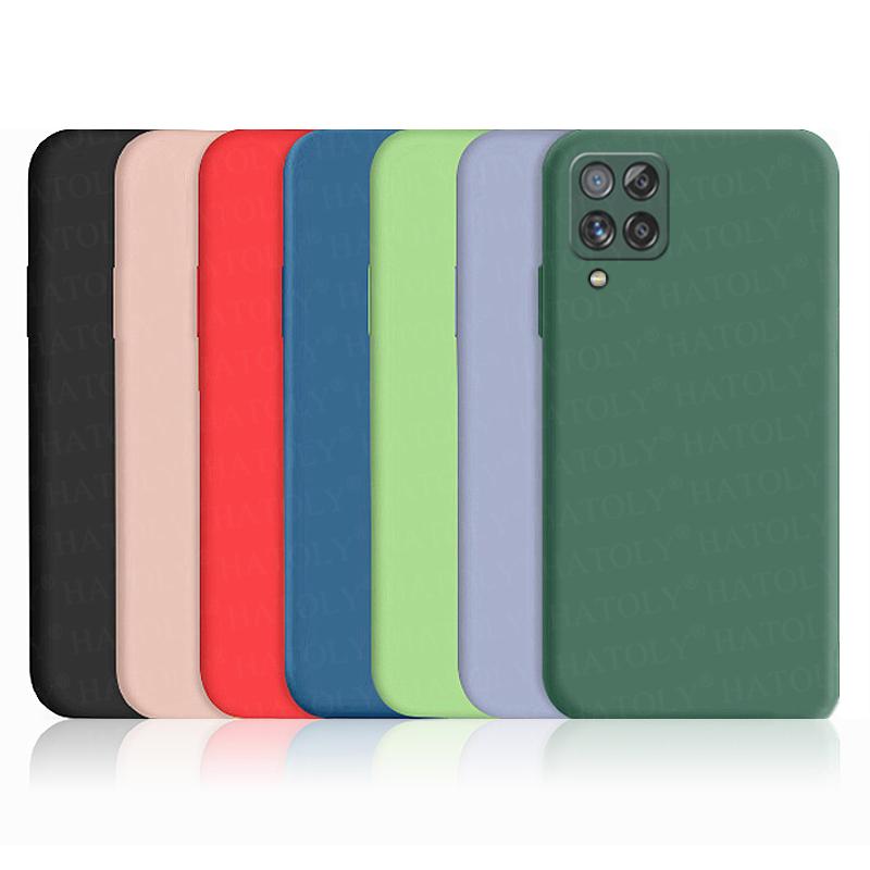 For Samsung Galaxy A12 Case Samsung A12 A13 A14 A23 A33 A53 A54 A03 A04E Cover Liquid Silicone Shockproof Back Cover Samsung A12
