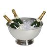 Champagne Bowl - Sparkling Wine Cooler - Stainless Steel - Modern Design - Grey Color