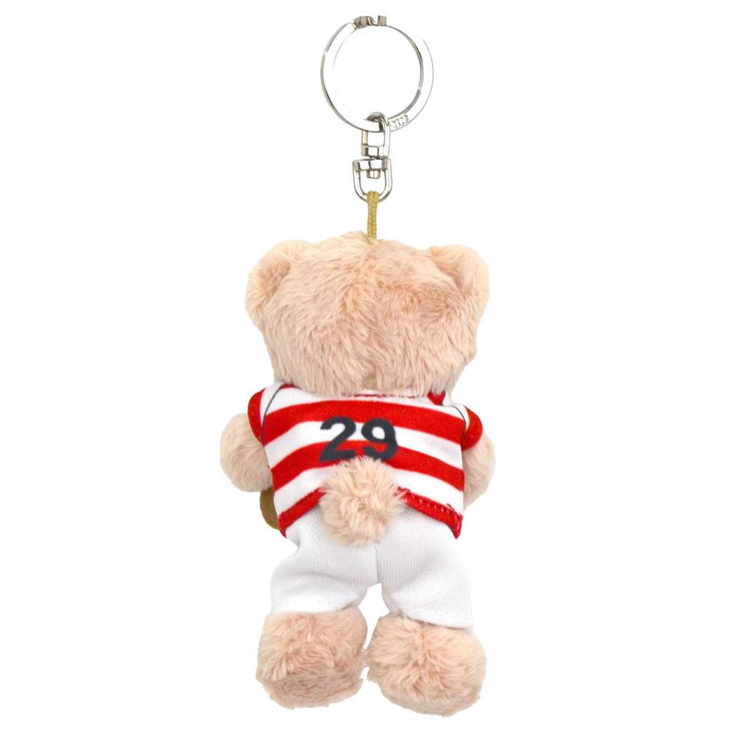 Niki Love Bear/Rugby 10cm Kids Keychain
