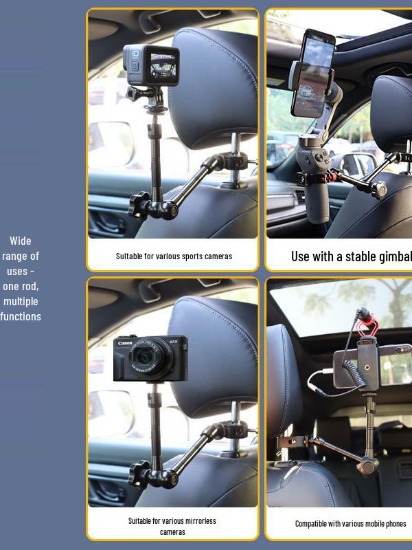 Car Interior Phone Mount for Recording Driving View