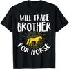 Funny Horse Riding Men Women T-Shirt