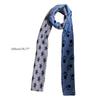 Women Scarves Dog Cat Paws Print Lightweight Shawl Head Wraps Plush Long Scarf Winter Fleece Scarf