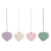 Rearview Mirror Hangings Accessories of Heart-Shaped Car Hangings Ornament Cute Car Accessories for Teens Women