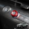 Aluminum Console Audio Volume Control Knob Ring Cover For Hyundai Kona 2024 2025