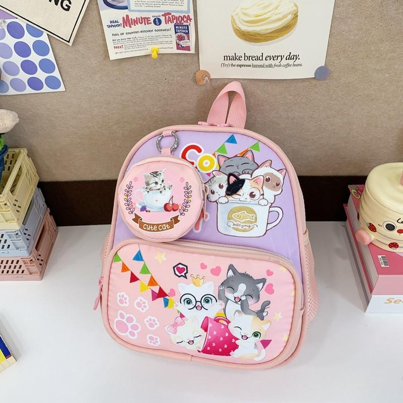 

Школьный рюкзак для снижения веса ребенка, новый, маленький, для мальчиков и девочек, повседневный, универсальный рюкзак, в иностранном стиле, детская сумка розовый