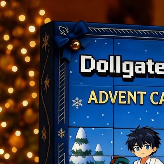 2025 Christmas Countdown Calendar 24 Days Advent Calendar Doll's Door World Acrylic Ornament Fun Holiday Decor for Tree Kids' Room