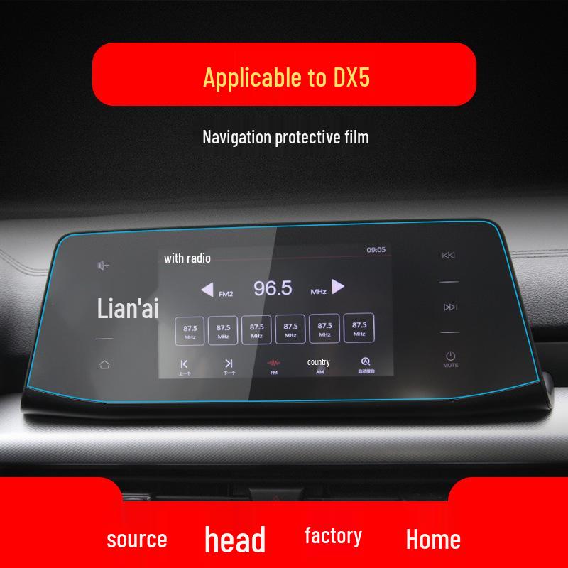 Southeast DX3/DX5/DX7 Navigation and Control Screen Tempered Film