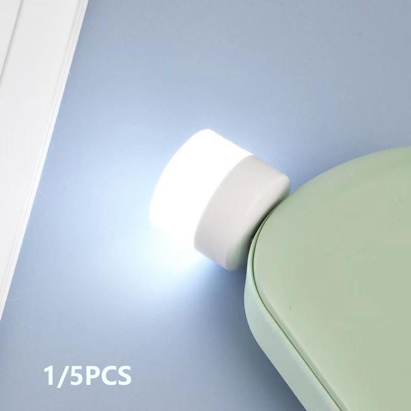 Mini USB Night Light Warm White Light for Eye Protection Bedroom Light USB-Powered LED Night Light Bedside Night Light