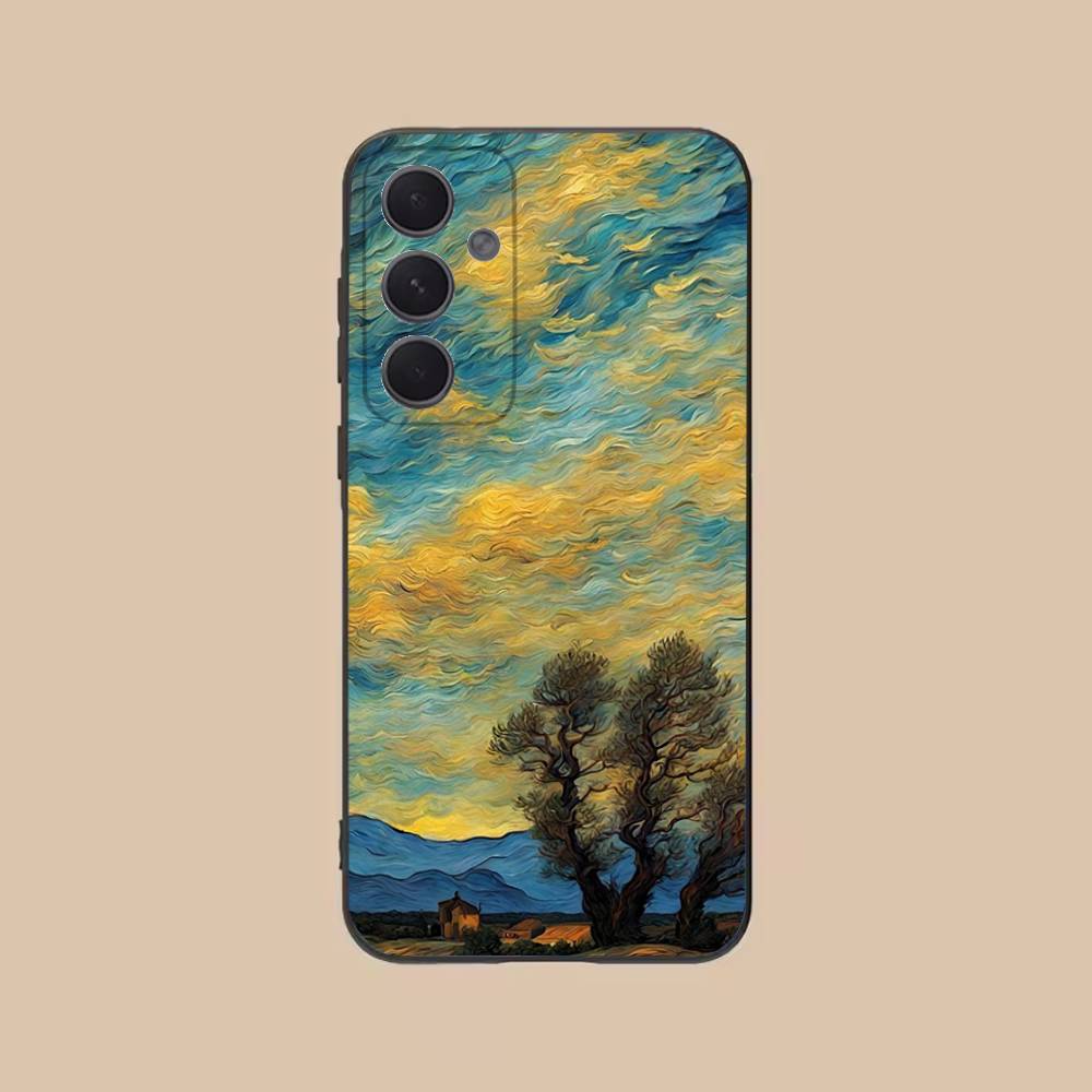 

V-Van Gogh Phone Case For Samsung S24,S21,S22,S23,S30,Ultra,S20,S30,Plus,S21 Fe,10,9,5G Silicone Cover SamsungS30Plus