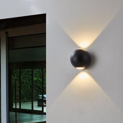 Outdoor Wall Light LED Front Porch Terrace Lamp Modern Exterior Wall Molding Garden House Number Light Waterproof Wall Lighting