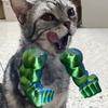 Cat Muscle Arm 3D Printed Funny Cat Neck Arm with Muscles Creative Photo Shoot Props for Cat Birthday Party