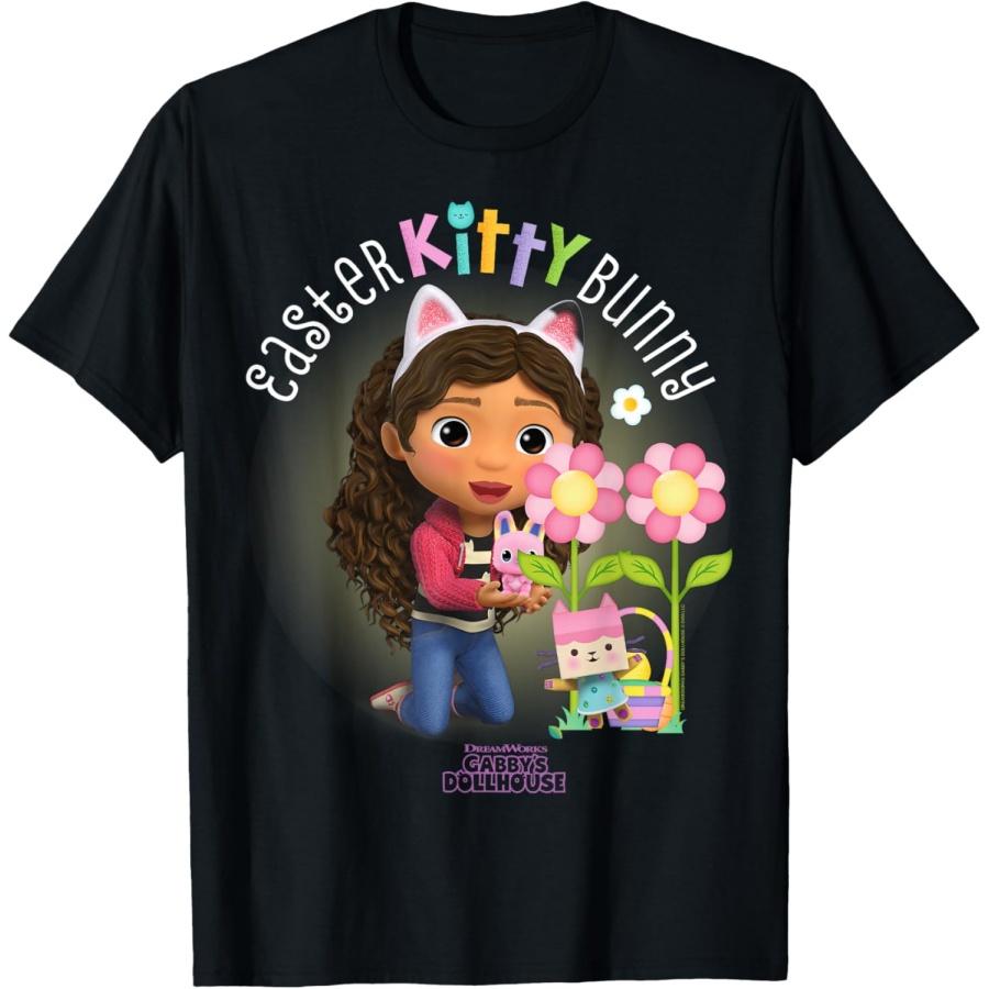 DreamWorks Gabby’s Dollhouse Easter Kitty Bunny T-Shirt S