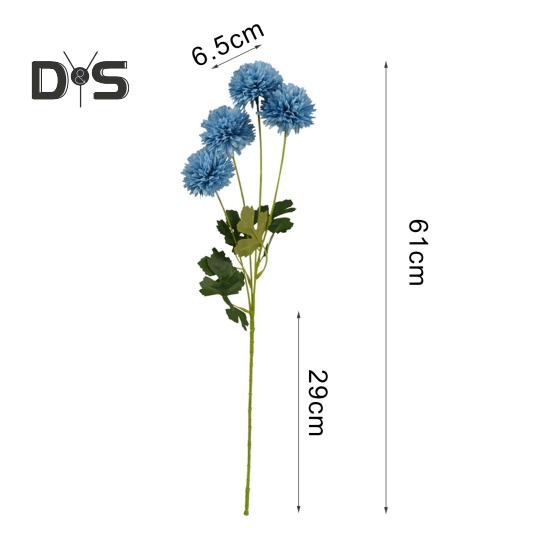 Simulation Blume Zarte DIY 4 Köpfe Künstliche Wohnkultur Gefälschte Ball Chrysantheme