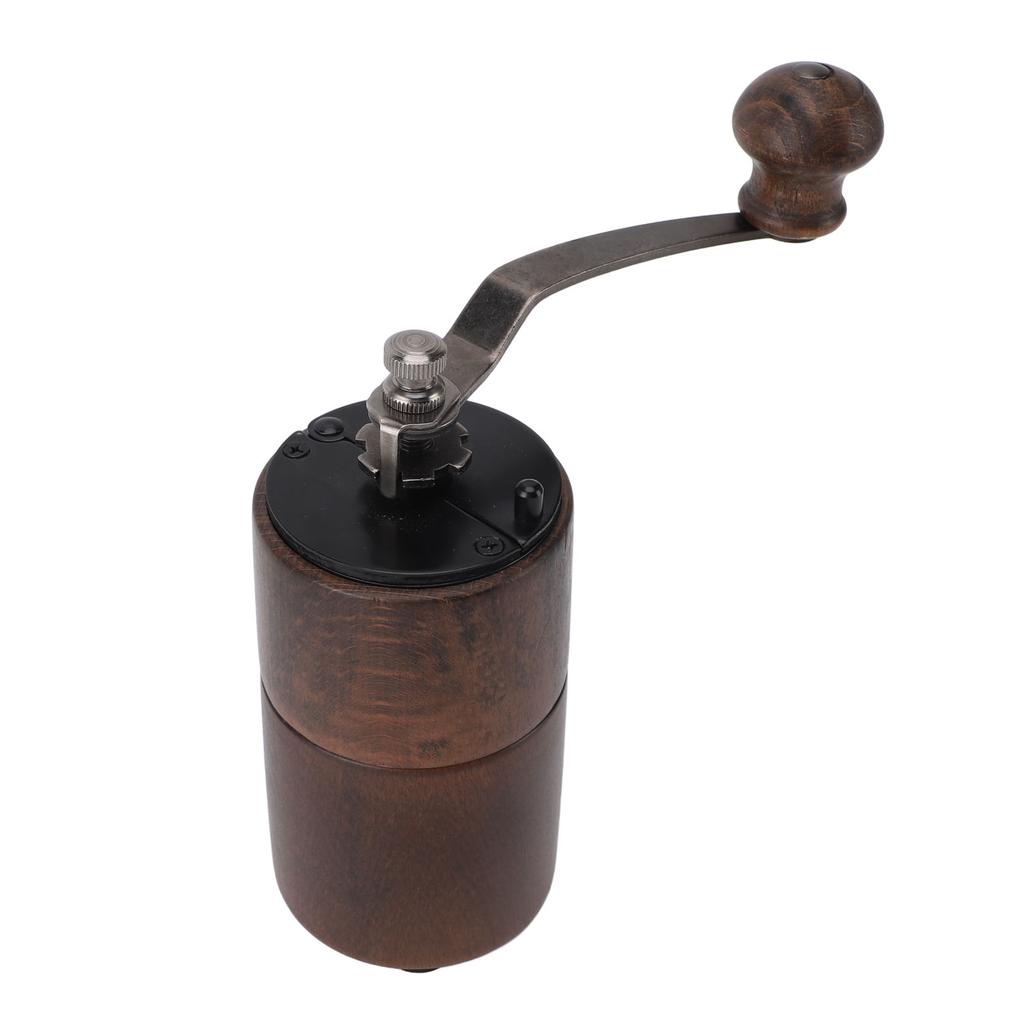Manual Coffee Grinder Walnut Wood Portable Hand Coffee Bean Mill with Handle for Home Drip Coffee