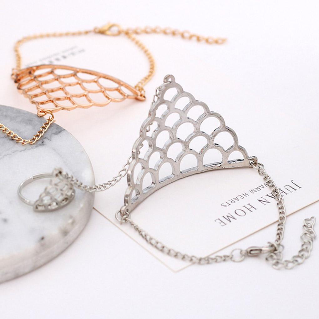 Alloy Bracelet Adjustable Hand Harness Bracelet Chain Women Girl Hand Jewelry