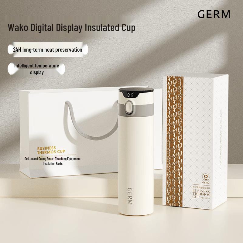 germ Smart Digital Display Thermos Cup