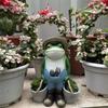 Funny Frogs Garden Statue Resin Frog Potted Ornament Creative Frog Succulent Flower Pot for Indoor Outdoor Decor