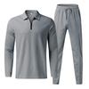2023 Men's European and American Fashion POLO Shirt and Sports Set