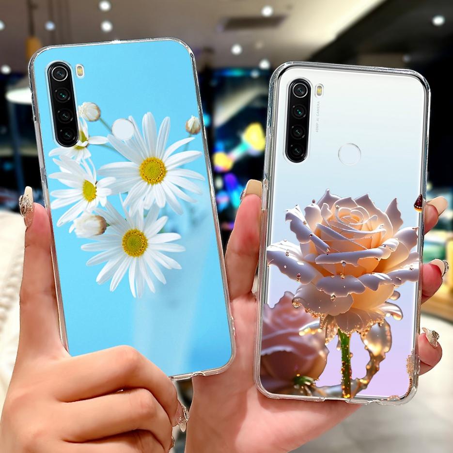 For Xiaomi Redmi Note 8 2021 Case Note 8T New Fashion Painted Cover Soft Silicone Phone Case For Redmi Note 8 Pro Note8 T Fundas