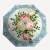 1pc Roses Floral Pattern Automatic Folding Umbrella - 8-Rib Durable Iron Frame, Compact Portable for Daily Travel Yy251205075