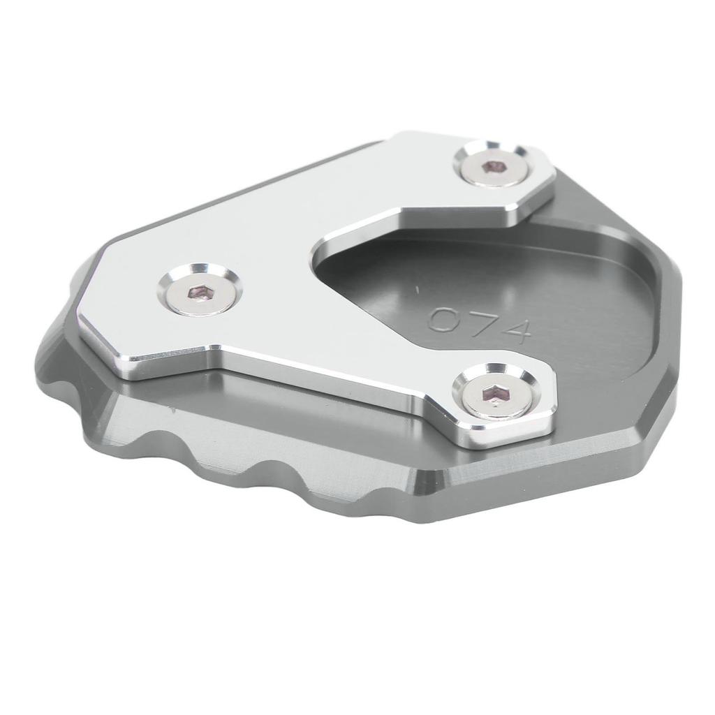 Motorcycle Kickstand Enlarger Aluminium Alloy Side Stand Extension Plate Pad Replacement for CB500X 2019+(Black )