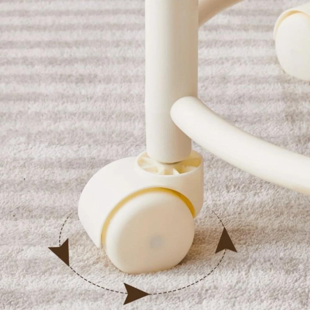 With Wheel Seat Sliding Wheel Low Stool Universal Wheel Small Stool Children Multi-Functional Shoe Changing Seat Round Stool
