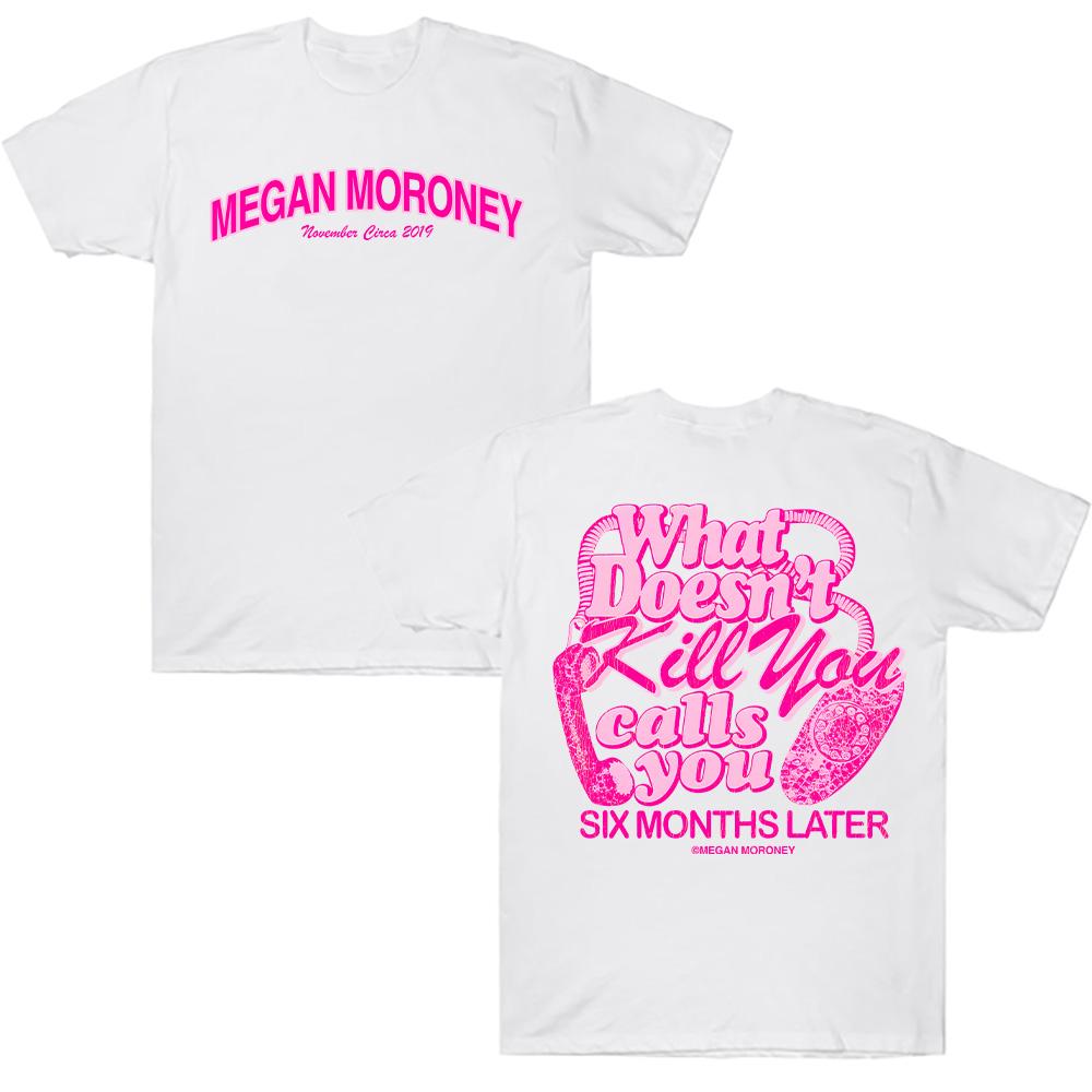 Megan Moroney 6 Months Later Tee Cotton Printed T-Shirt Men's Summer Casual Y2K Top Women Clothing Unisex Harajuku Chic Clothes
