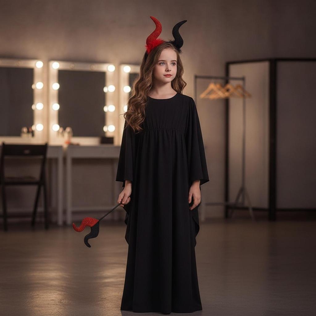 Cosplay Performance Dress Machine Washable Gown Simple-on and off Outfit Stretch