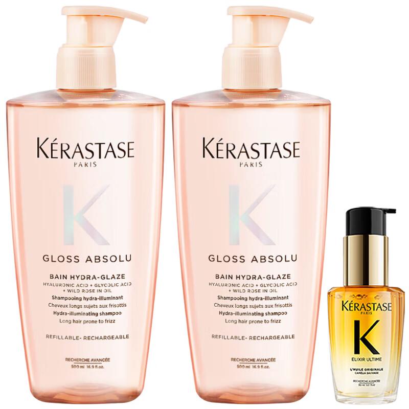 Набор шампуня и масла для волос Kerastase Rose