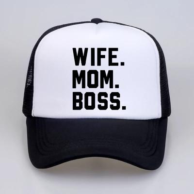 WIFE MOM BOSS Cap Casual Funny Baseball Cap Hipster Summer Cool Hip Hop Streetwear Snapback Hats