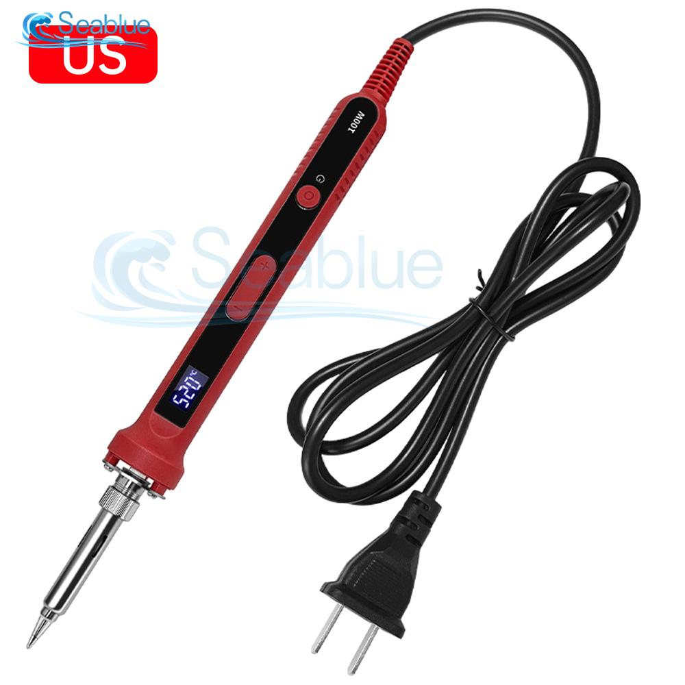Adjustable Temperature Electric Soldering Iron 220V 110V 100W Multifunctional Welding Solder Rework Station Heat Repair Tools
