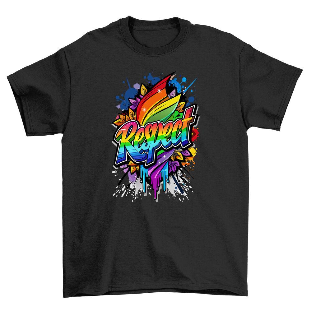 Respect the Pride_37 - Funny T-shirt with a Twist! Unisex Pride Design, 100% Cot