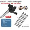 4/6 palcová elektrická vrtačka upravená na adaptér pro elektrickou řetězovou pilu Přenosné sady hlav pro přestavbu Dřevoobráběcí prořezávání