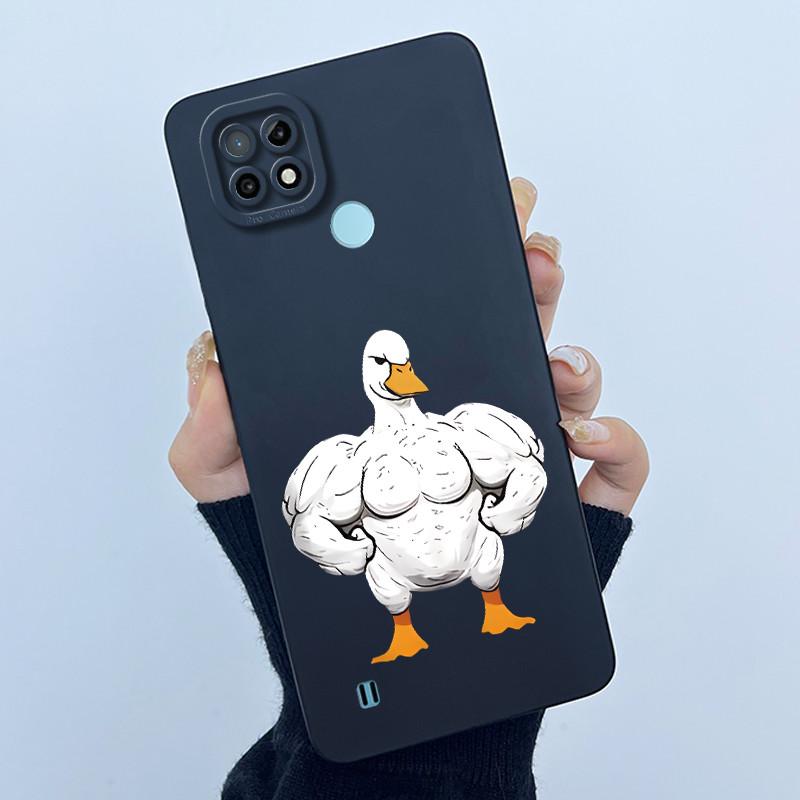 For Realme C21 RMX3201 / C21Y RMX3261 RMX3263 C25Y Phone Case Coque Soft Silicone Sweet Painted Girls Lovely Printed Back Cover