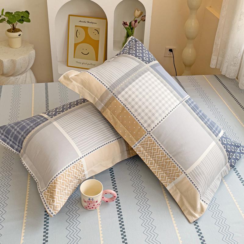 Set of Two Pure Cotton Pillowcases, 48x74cm - Pillow Core Covers [Pair Only]