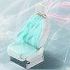 Car Back Seat Cooling Fan 3 Speeds Adjustable Car Headrest Air Fan USB Powered Fan Universal for SUV Vehicle Quiet Fan