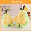 Cute Cartoon Smiling Expression Avocado Plush Doll Children Toy For Home Decor