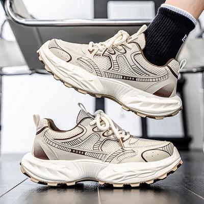 Men's Shoe Breathable Thick Soled Casual Sneakers Outdoor Running Four Seasons New Tennis Men Soft Soles Comfort Male Sneakers