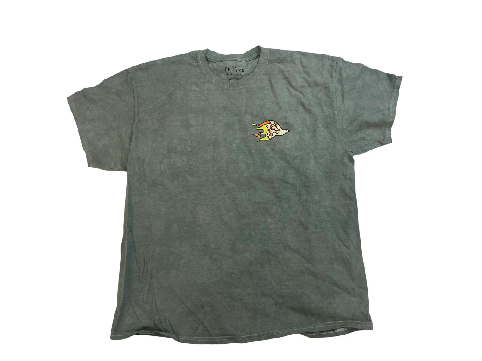 

Empyre Mens Here For A Good Time Not A Long Time Green Tee Shirt New Large L
