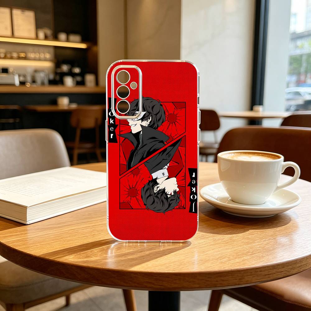 Persona-A Yu Narukami Ren Amamiya Spiel Handyhülle Transparentes Silikon Weich Für SamsungA10,12,20,21S,30,31,40,50,51,52,70,71