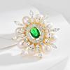 Senior Brooches Flower Leaf Brooch Pins for Women Suit Pendant  Fashion Brooches Jewelry