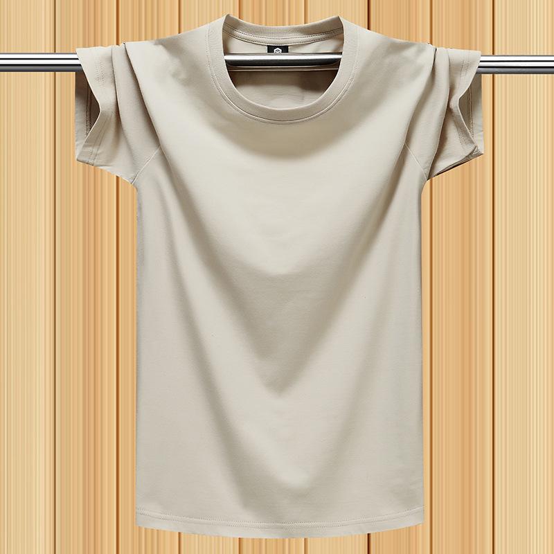 2025 Spring/Summer Men's Cotton Loose Fit Short Sleeve T-Shirt