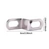 Exhaust Bracket Motorcycle Silencer Exhaust Bracket Silencer Exhaust Pipes Stainless Steel Silver Tone Muffler Mounting Clip For