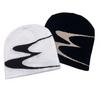Europäische Strickmütze Weiche Warme Wintermütze für Großen Kopf Männer Frauen Einfache Jacquard Streetwear Beanie Unisex Herbst Kopfbedeckung