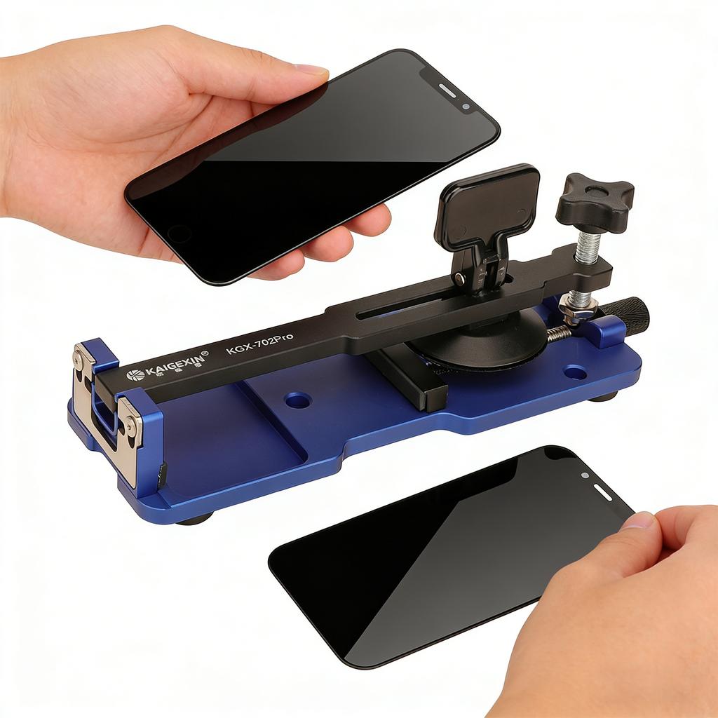 Portable Adjustable LCD Display Removal Clamp Heating-Free Phone Disassembly Repair Tool with Suction Cup for Laptop Cellphone