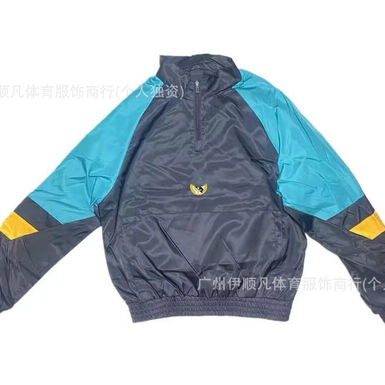 Popular Semi-pull Single-sided Trench Coat Brazilian League Argentina, Juventus Embroidered Jacket Appearance Uniform