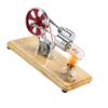 Stirling Engine Kit Electricity Generator Motor Model Physical Generator Model with LED Light Flywheel Design Science