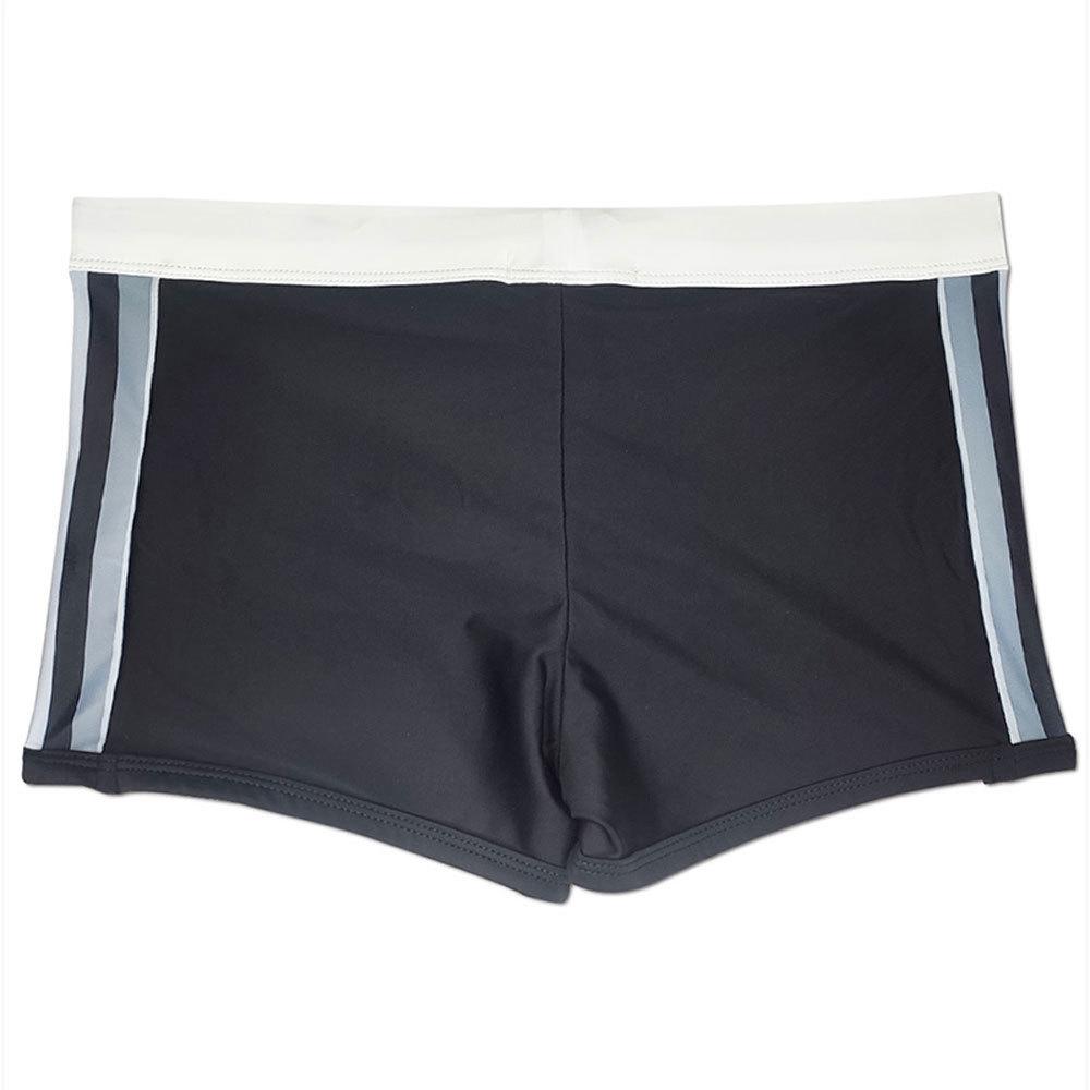 UXH Men's Side Print Square Leg Beach Boxer Swimsuit