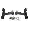 Black Passenger Floorboard Mount Bracket For  Street Glide Road King FLHR
